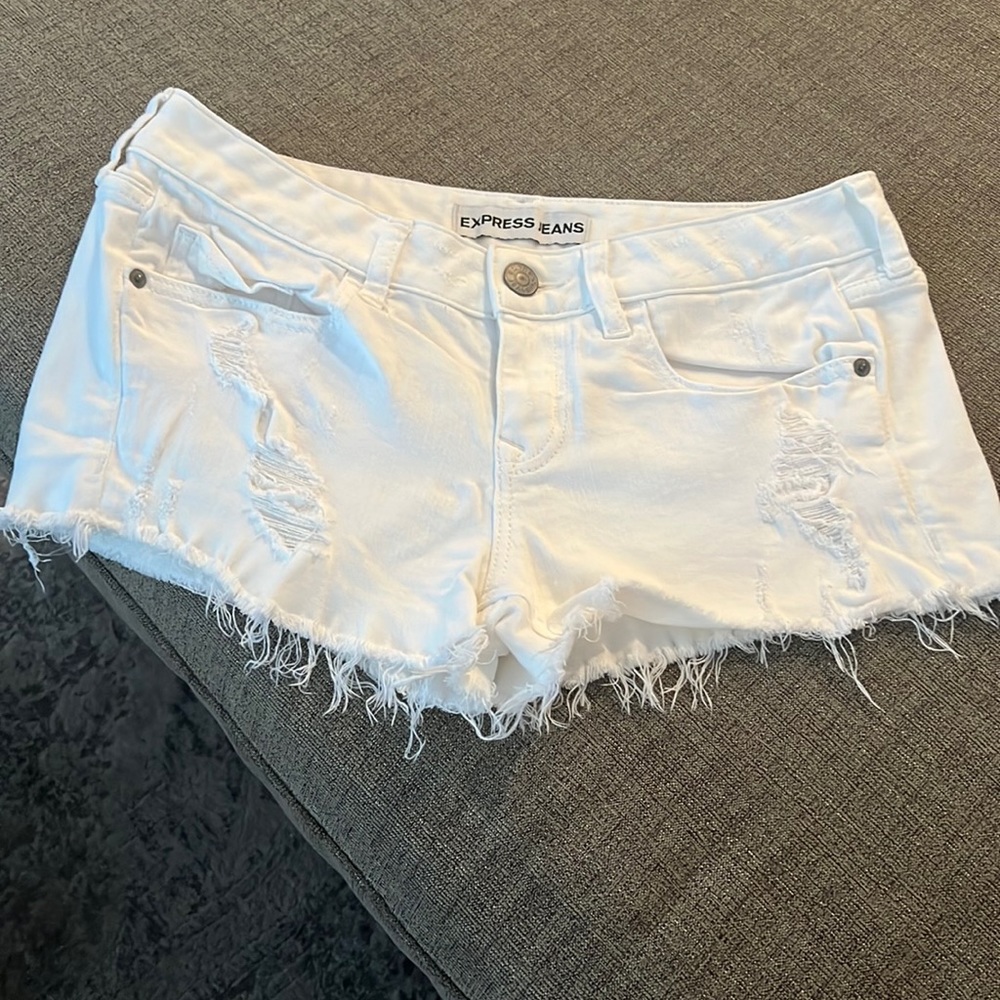 Express jean shorts